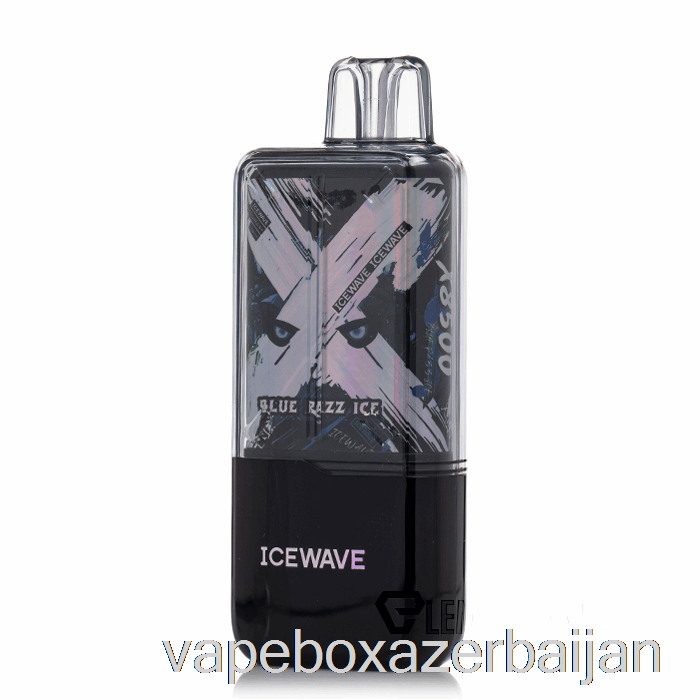 E-Juice Vape ICEWAVE X8500 Disposable Blue Razz Ice